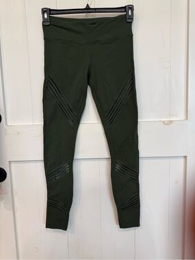 Olive Green High-Waist Active Leggings
